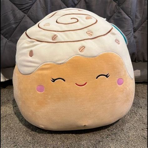 chanel the cinnamon bun squishmallow|cinnamon roll squishmallow 16 inch.